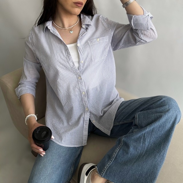 شومیز راه راه کد 2064