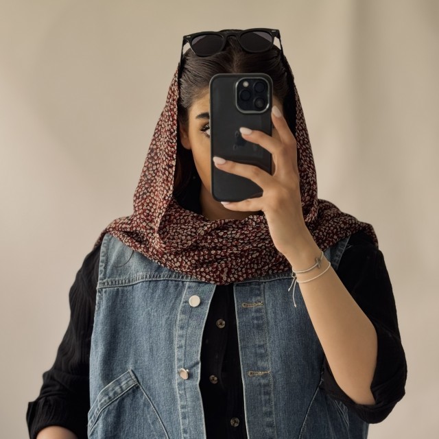 شال حریر کد F25