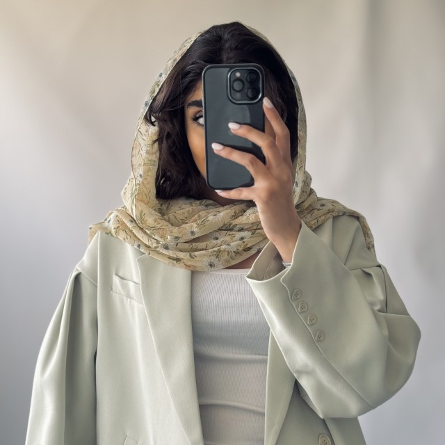 شال حریر کد F26