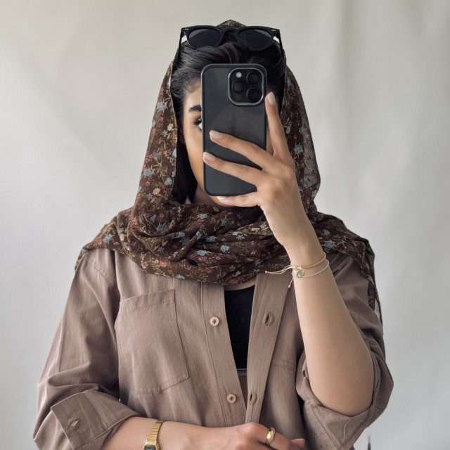 شال حریر کد F27