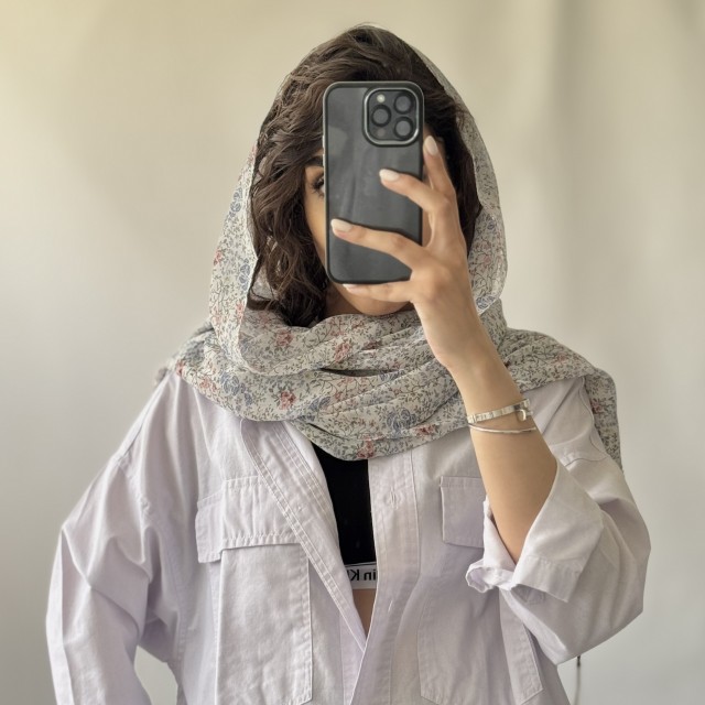 شال حریر کد F29