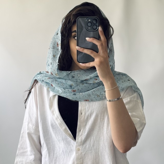 شال حریر کد F32