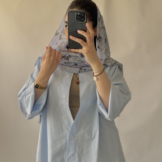 شال حریر کد F38