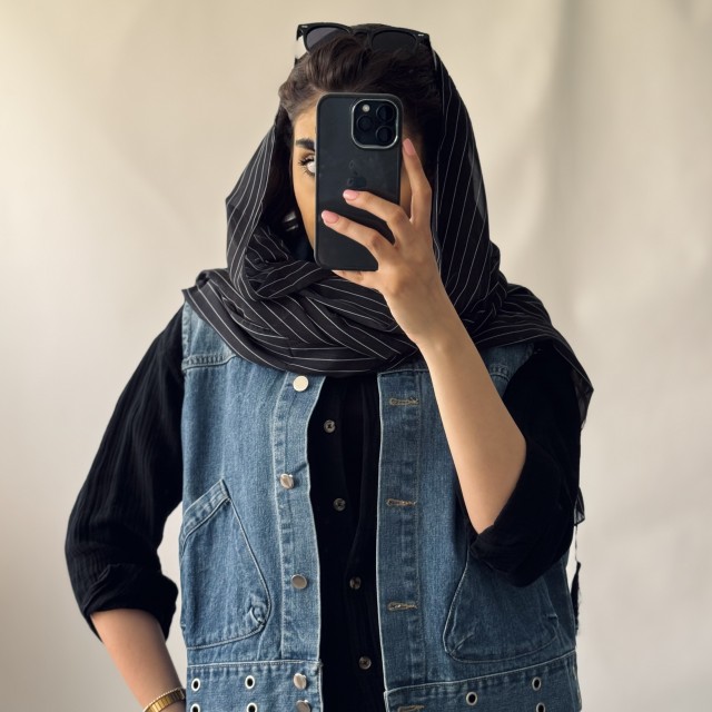 شال حریر کد F40