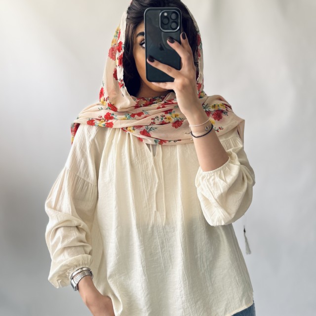 شال حریر کد F47