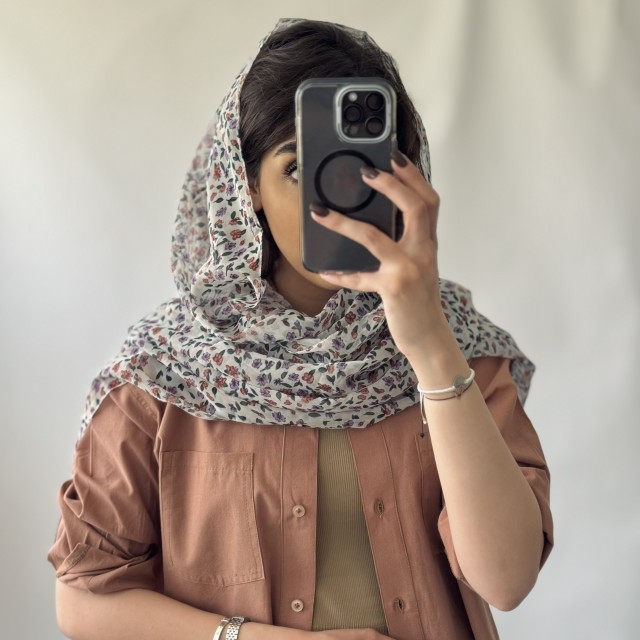 شال حریر کد F52