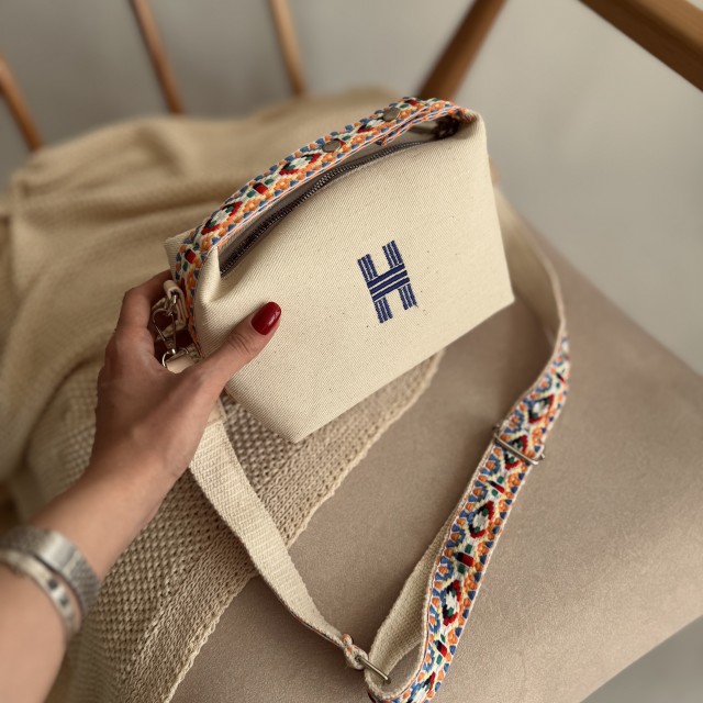 کیف کتان  هرمس کد F53