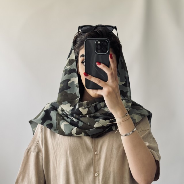 شال حریر کد F56