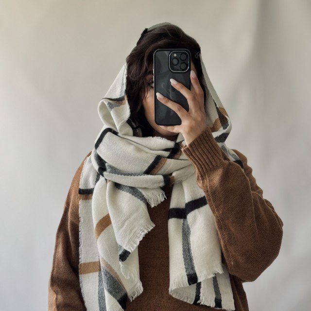 شال پشمی زارا کد F65