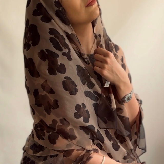 شال پلنگی روبرتو کاوالی کد N03