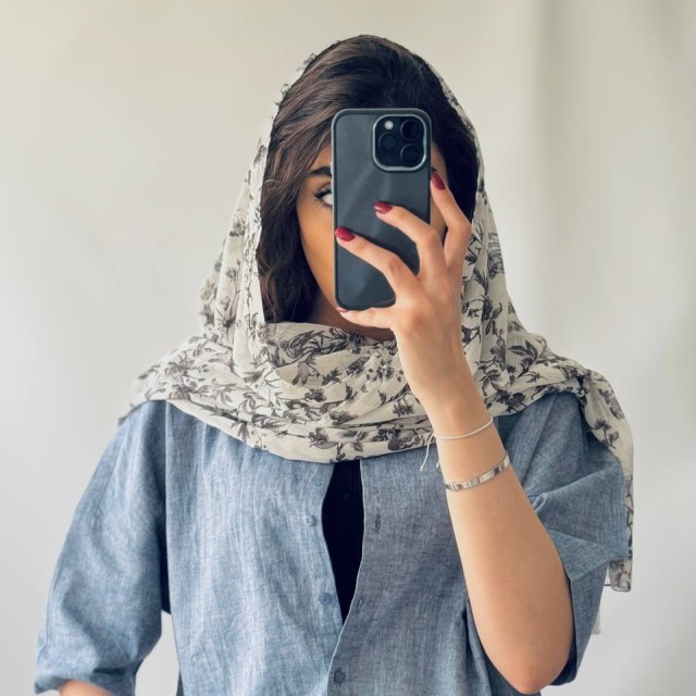شال حریر کریشه کد N12