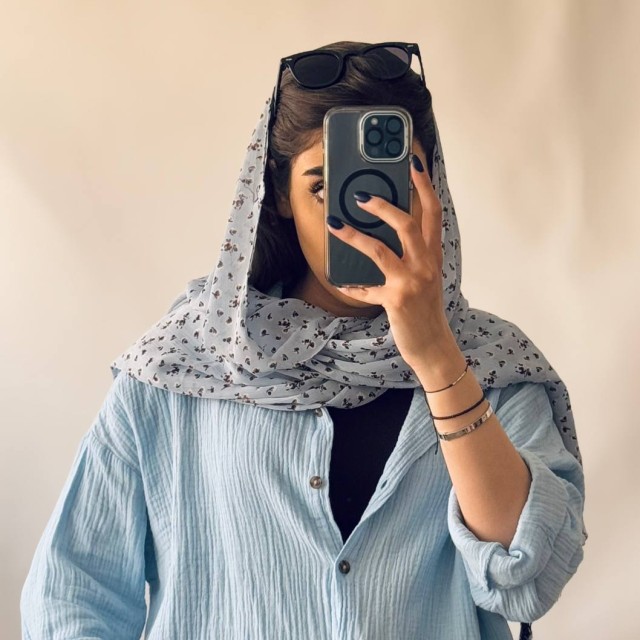 شال حریر کریشه کد N13