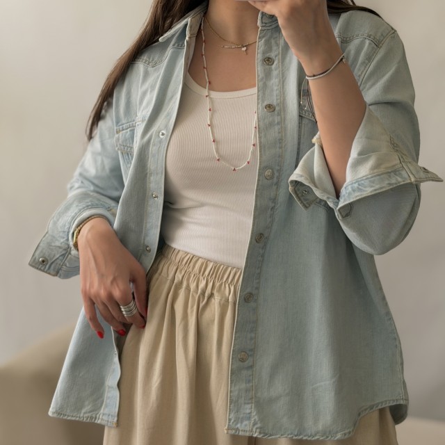 شومیز جین ZARA کد 2906