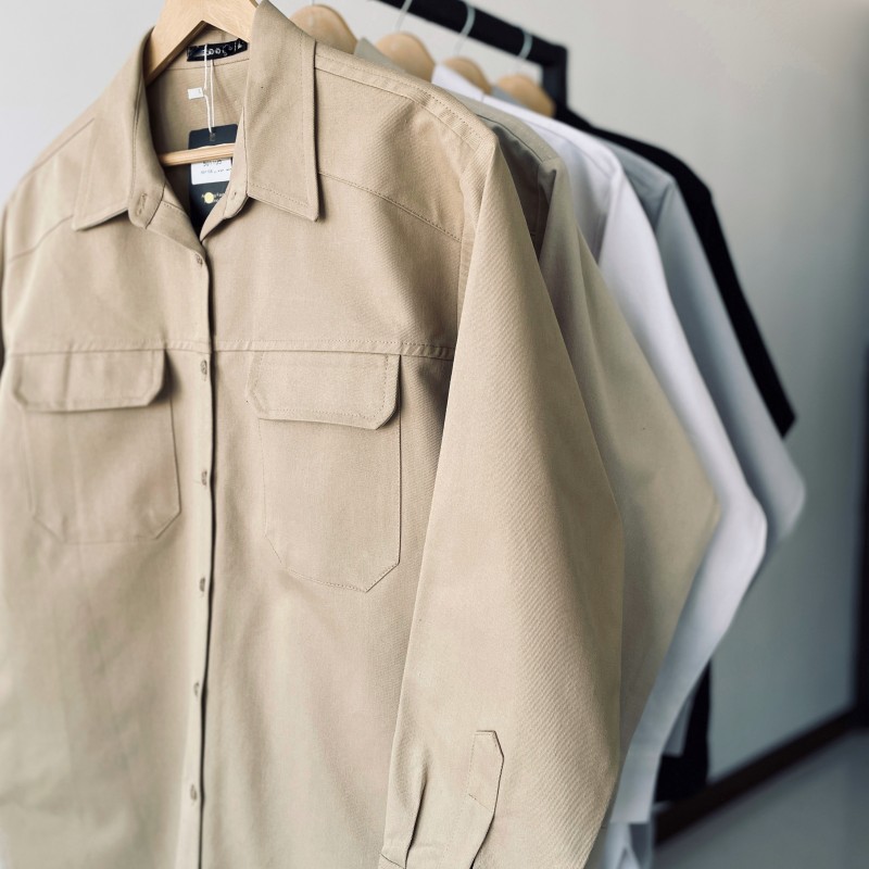 مانتو دو جیب کتان کد 810