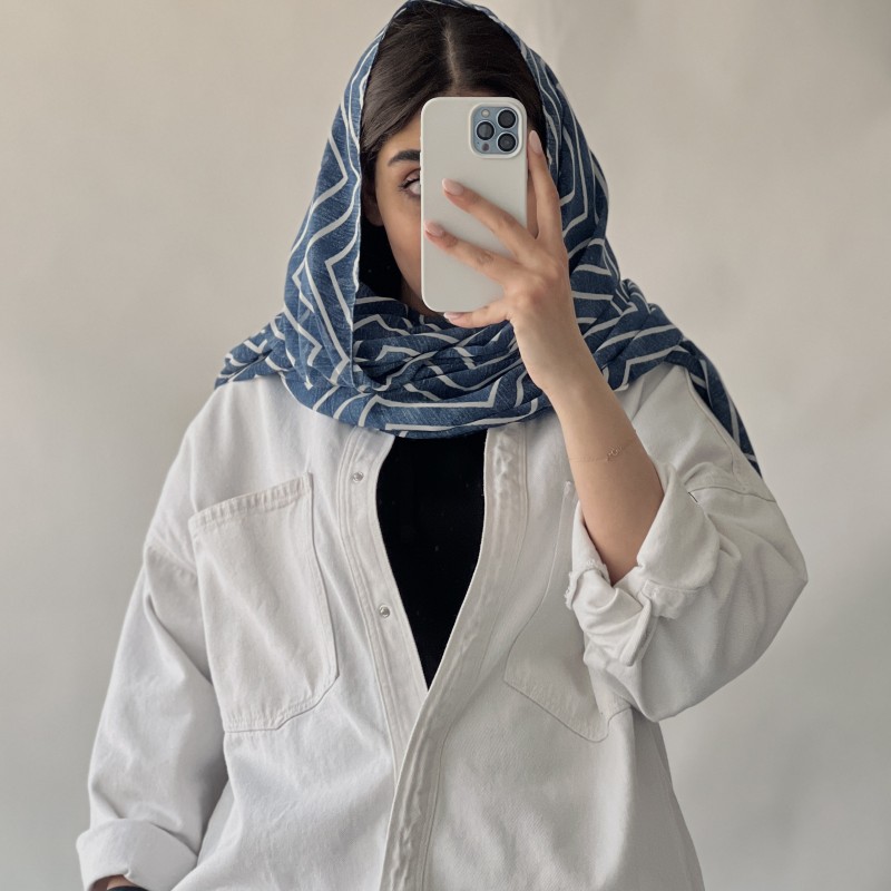 شال حریر کد B8