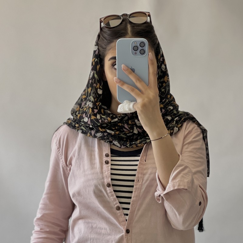 شال حریر کد B16