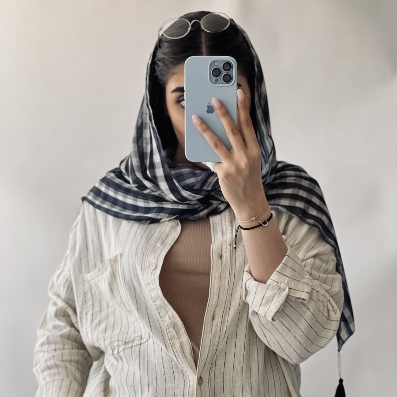 شال حریر کد B21