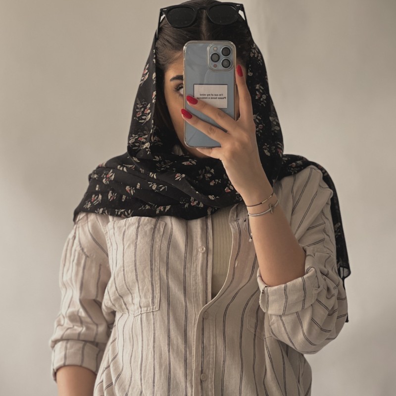 شال حریر کد B30