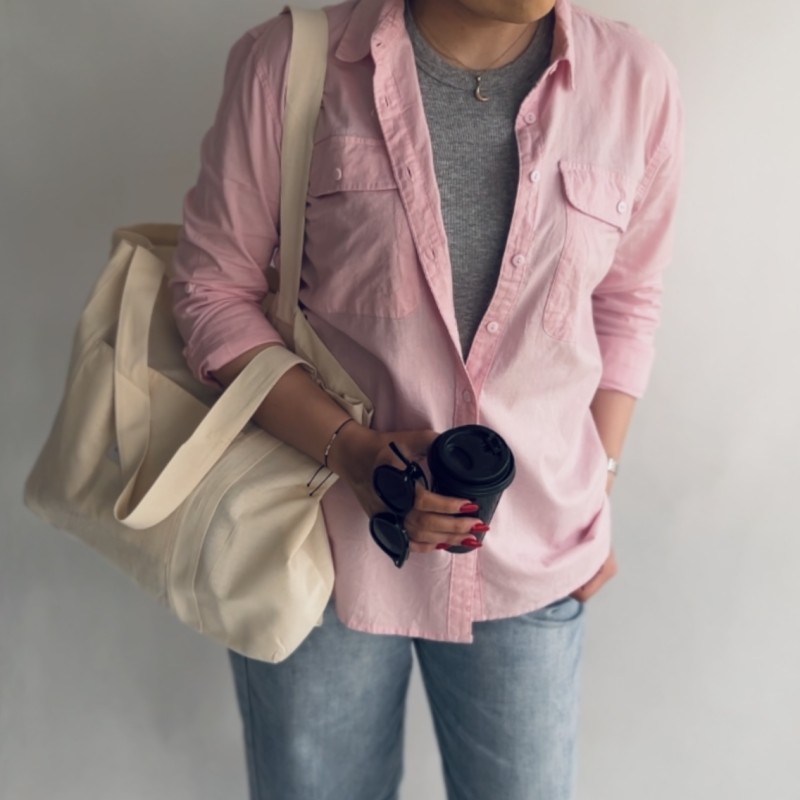 شومیز صورتی کد 216