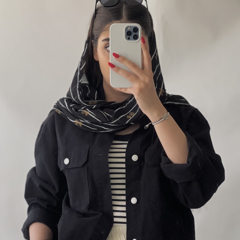 شال حریر کد B39