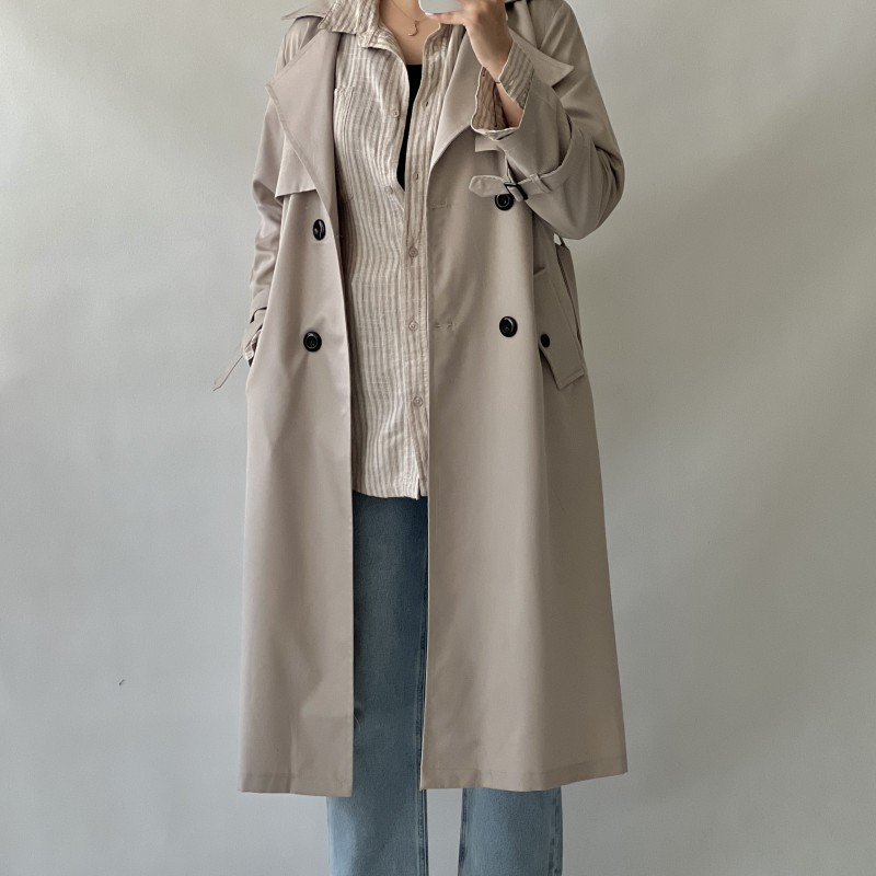 ترنچ کت بلند کد 666