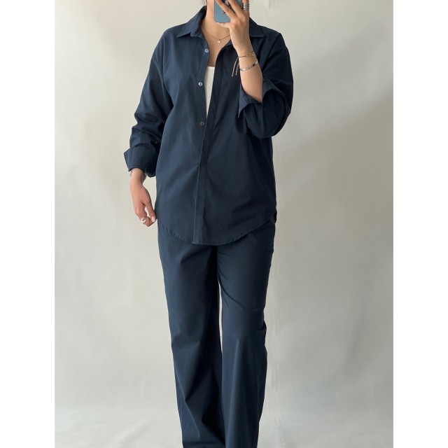 ست مانتو شلوار لینن کد 276