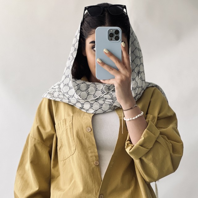 شال حریر کد B67