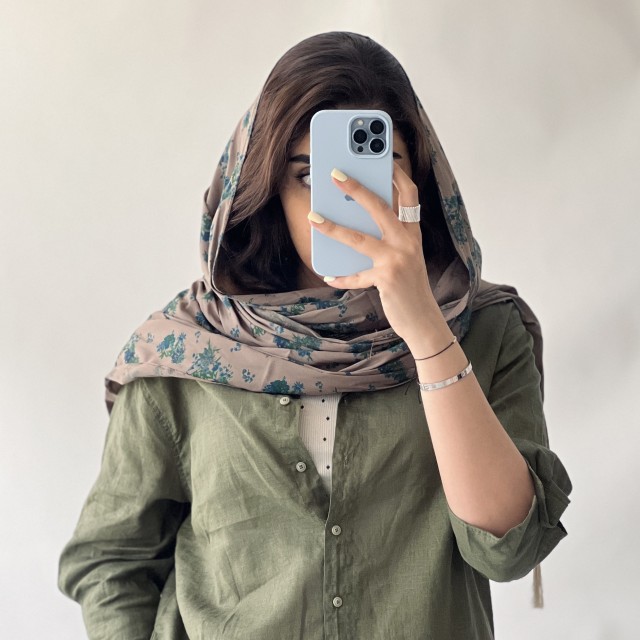 شال حریر کد B69