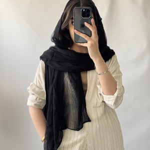 شال نخ ابریشم کد F45