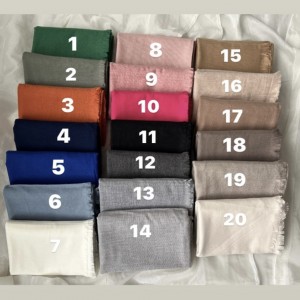 شال موهر ساده A12