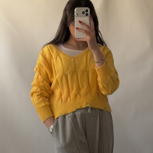 ست دو تکه بافت و تاپ کد 2222