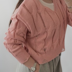 ست دو تکه بافت و تاپ کد 2222