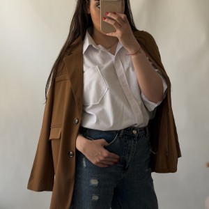 کت قهوه‌ای کد 2710