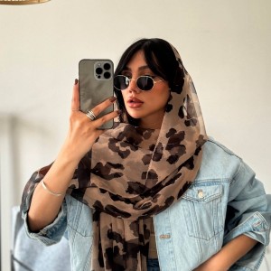 شال پلنگی روبرتو کاوالی کد N03