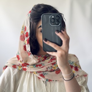 شال حریر کریشه کد N10