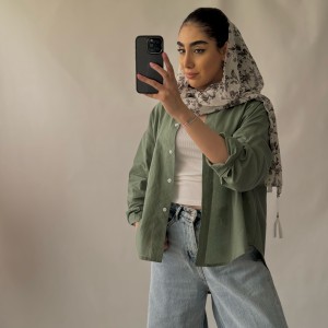 شال حریر کریشه کد N12