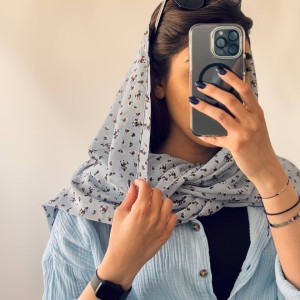 شال حریر کریشه کد N13