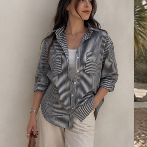 شومیز راه راه کد 2836