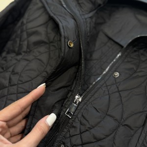 کاپشن پاییزی مشکی کد 2990