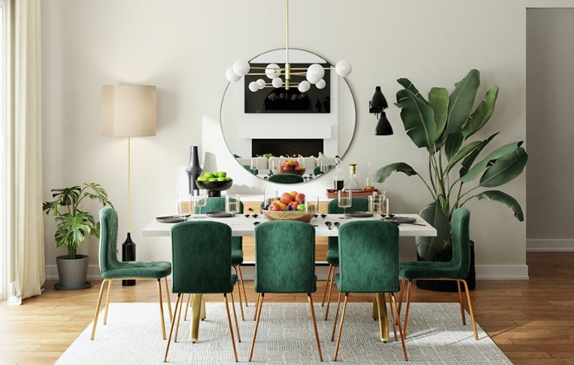 ۱۳ ایده‌ی متفاوت و جذاب برای تزئین دیوار اتاق ناهارخوری