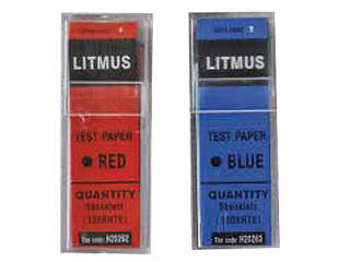 کاغذ تورنسل آبی و قرمز