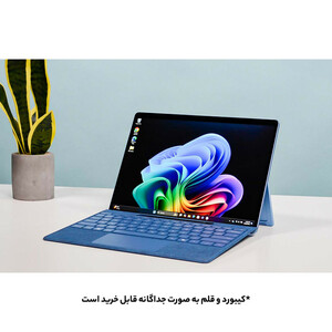 تبلت 13 اینچی مایکروسافت مدل Surface Pro 11-Snapdragon X Plus LCD ظرفیت 512 گیگابایت و رم 16 گیگابایت