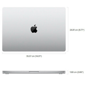 لپ تاپ 16.2 اینچی اپل مدل MacBook Pro MX2W3 2024 LLA-M4 Max-48GB RAM-1TB SSD