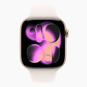 ساعت هوشمند 42 میلی متری اپل مدل Series 11 Aluminum با بند سیلیکونی