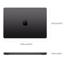 لپ تاپ 14.2 اینچی اپل مدل MacBook Pro MJ3D4 2025 LLA-M5-32GB RAM-1TB SSD