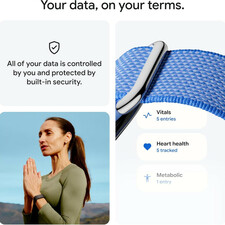 مچ بند هوشمند گوگل مدل Fitbit Air با بند پارچه‌ای