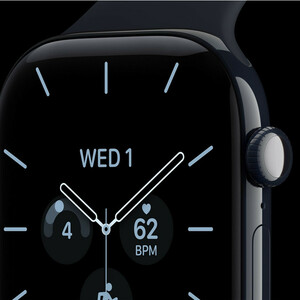 ساعت هوشمند 42 میلی‌متری اپل مدل Watch Series 12 Aluminum Case با بند سیلیکونی، سازگار با iOS 27 و بالاتر