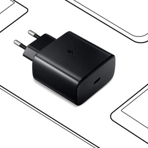 شارژر دیواری 45 وات سامسونگ مدل EP-T4510 به همراه کابل تبدیل USB-C