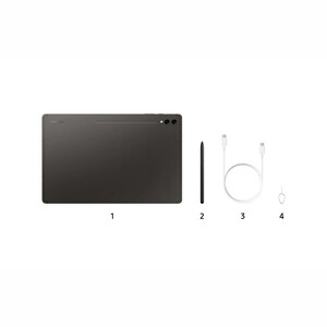 تبلت سامسونگ مدل Galaxy Tab S9 Ultra ظرفیت 256 گیگابایت و رم 12 گیگابایت به همراه شارژر 45 وات سامسونگ