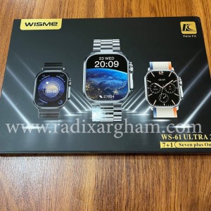 ساعت هوشمند مدل Ws-61 Ultra2 به همراه 7 عدد بند